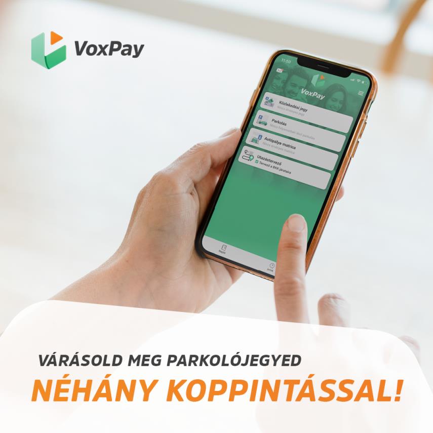 Mobilparkolás néhány koppintással